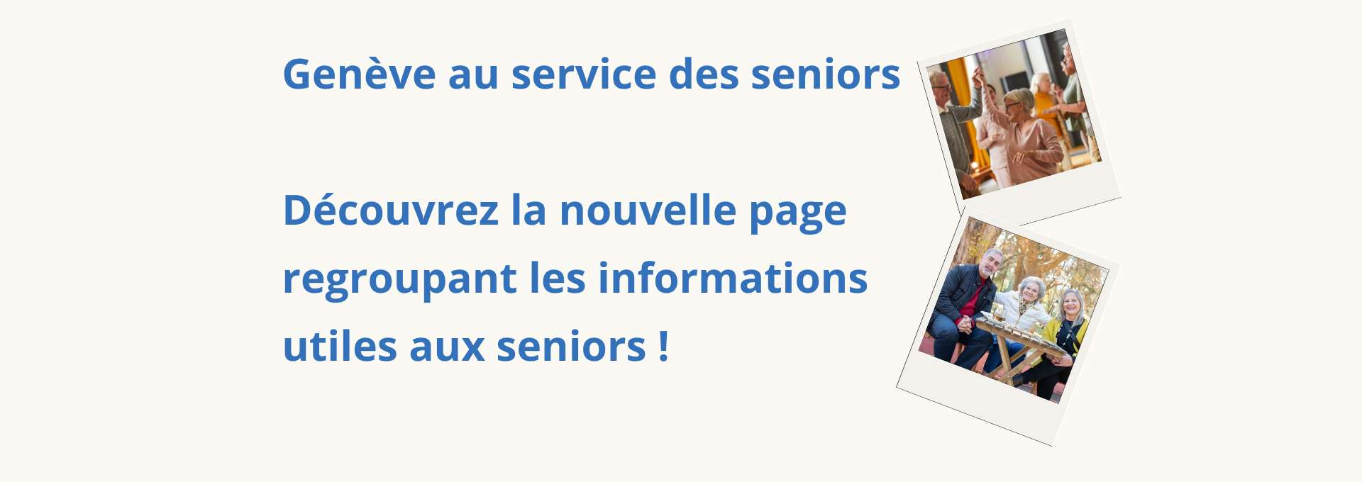 Genève au service des seniors