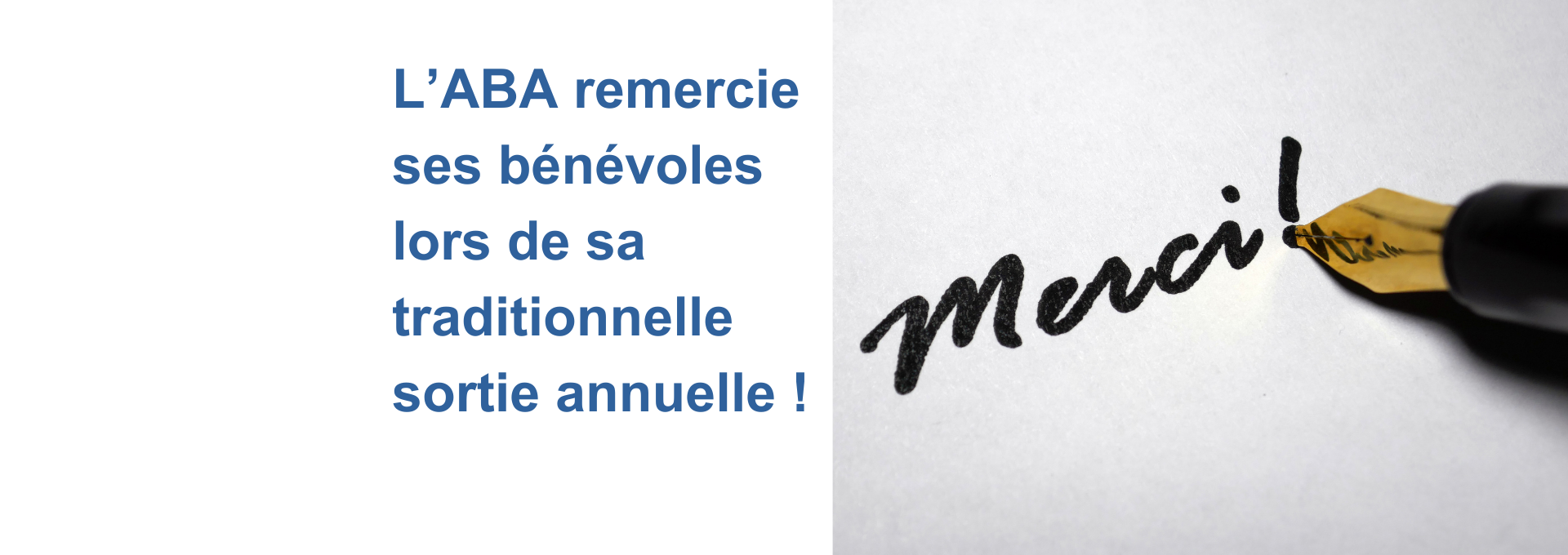 L’ABA remercie ses bénévoles lors de sa traditionnelle sortie annuelle !