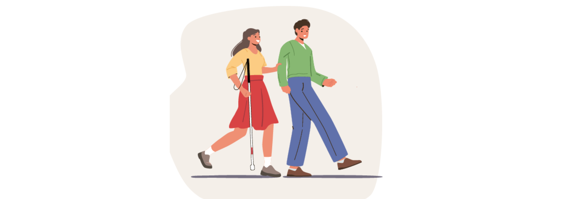 Conseils pour accompagner et guider les personnes déficientes visuelles